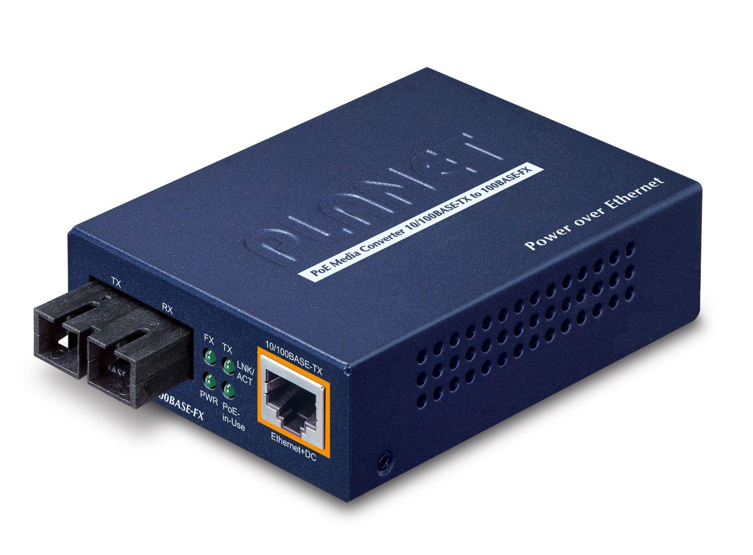 PLANET FTP-802S15 convertisseur de support réseau 100 Mbit/s 1310 nm Monomode Bleu