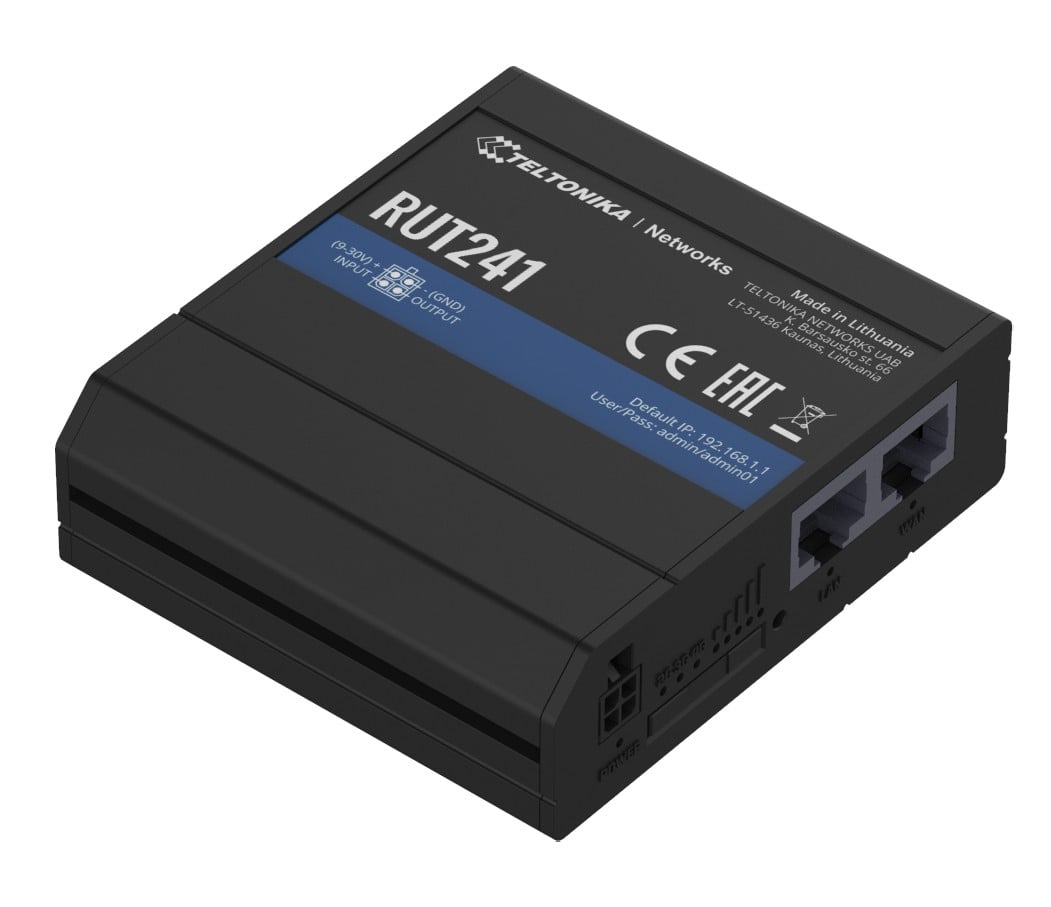 TELTONIKA NETWORKS RUT241 4G/LTE/3G/2G WiFi router US version