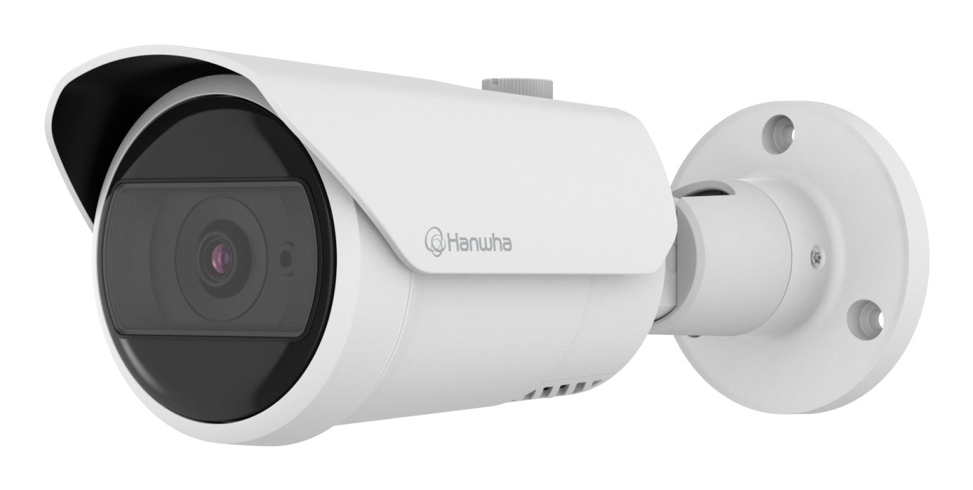 Hanwha QNO-C8013R caméra de sécurité Balle (forme) Caméra de sécurité IP Extérieure 2592 x 1944 pixels Plafond/mur
