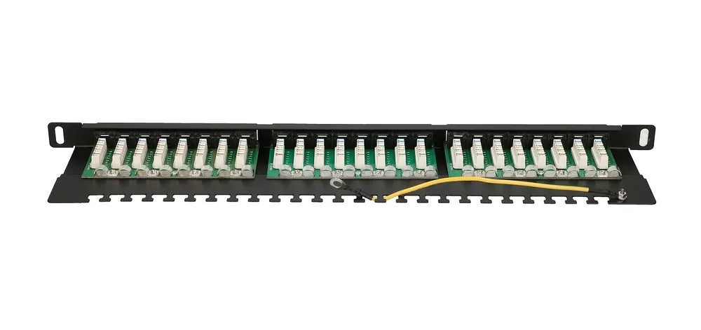 Extralink CAT6 UTP 0,5U | Panneau de brassage | 24 ports