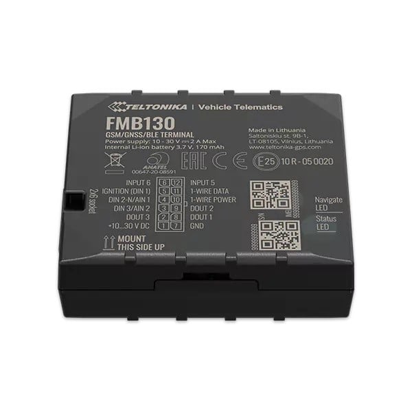 Teltonika FMB130 tracker GPS Voiture 0,128 GB Noir