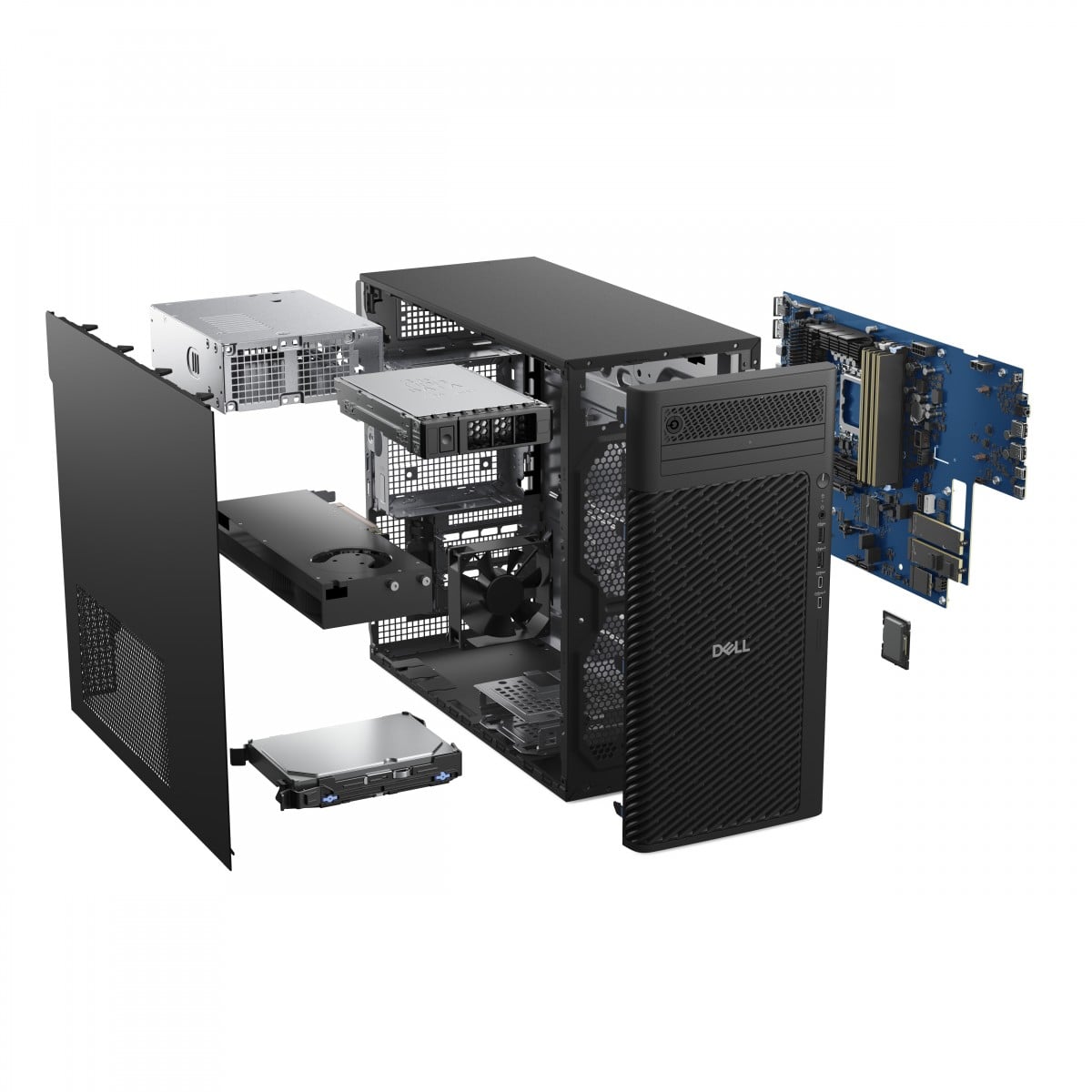 Dell Pro Max Tower T2 FCT2250 500W TPM U7-265 32GB: 2 x 16 GBnECC 1TBSSD NVIDIA A1000 no WLAN no DVD vPro Win11Pro 3Y Pro Support NBD