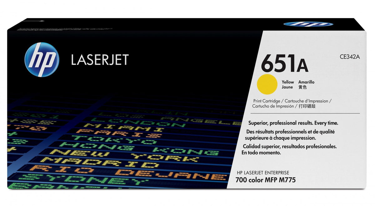 HP 651A original Toner cartridge CE342A yellow standard capacity 16.000 pages 1-pack