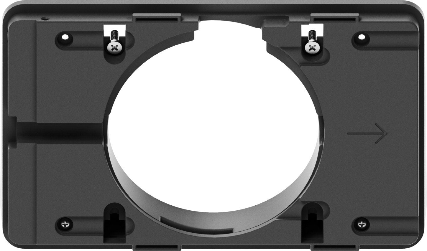 LOGITECH Mounting kit angle plinth reversible interface 14 viewing angle for meeting room scheduling system graphite
