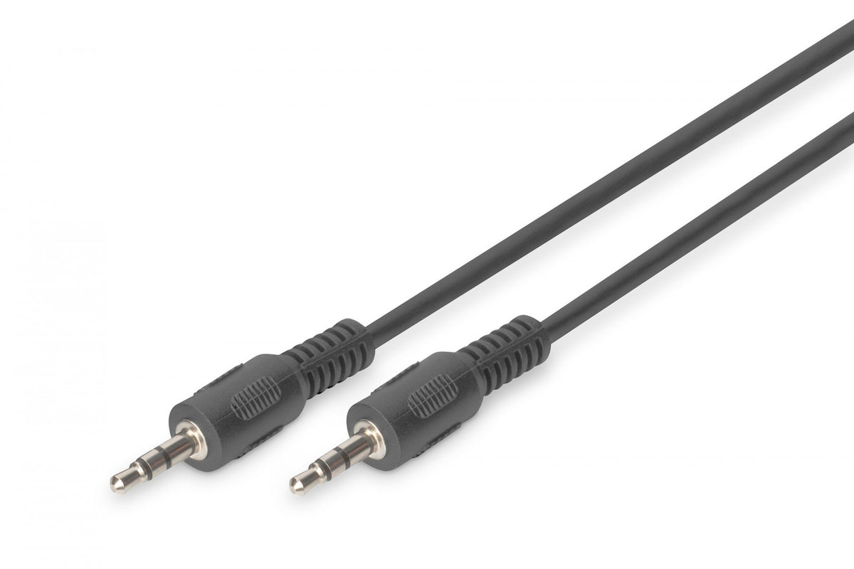 Digitus AK-510100-025-S câble audio 2,5 m 3,5mm Noir