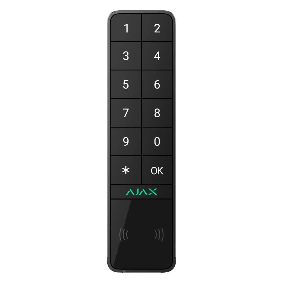 Ajax Systems 99968.286.BL1 Clavier extérieur KeyPad Jeweller - noir