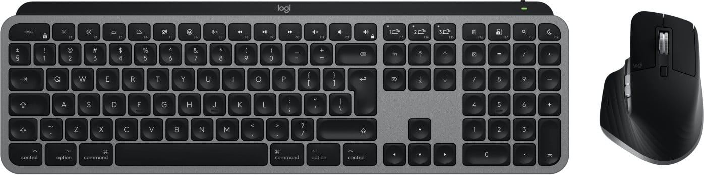 Logitech 920-012845 MX Keys S Combo pour Mac Gris Espace