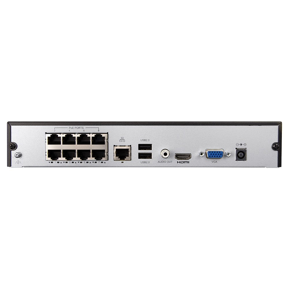 BCS BCS-B-NVR0801-8P(2.0) Enregistreur IP 8 canaux avec PoE et sortie 4K