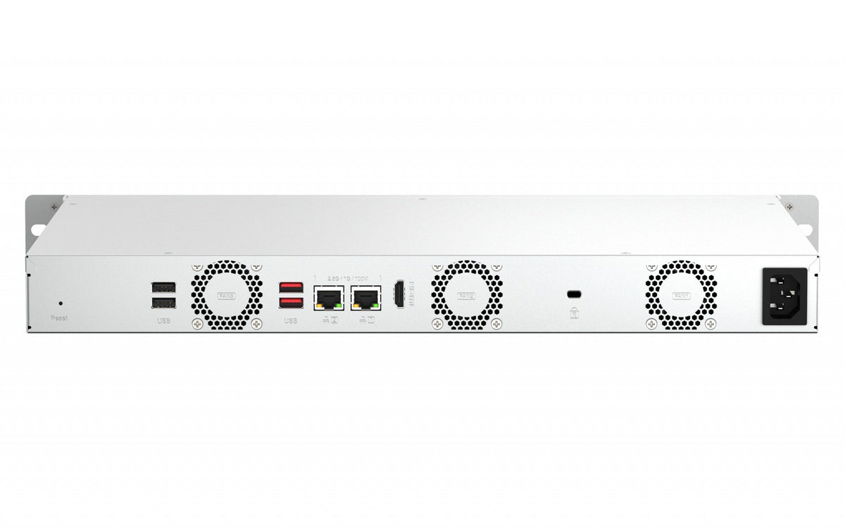 QNAP 4-bay short depth 12p rackmount NAS Intel Celeron N5105/N5095 quad-core