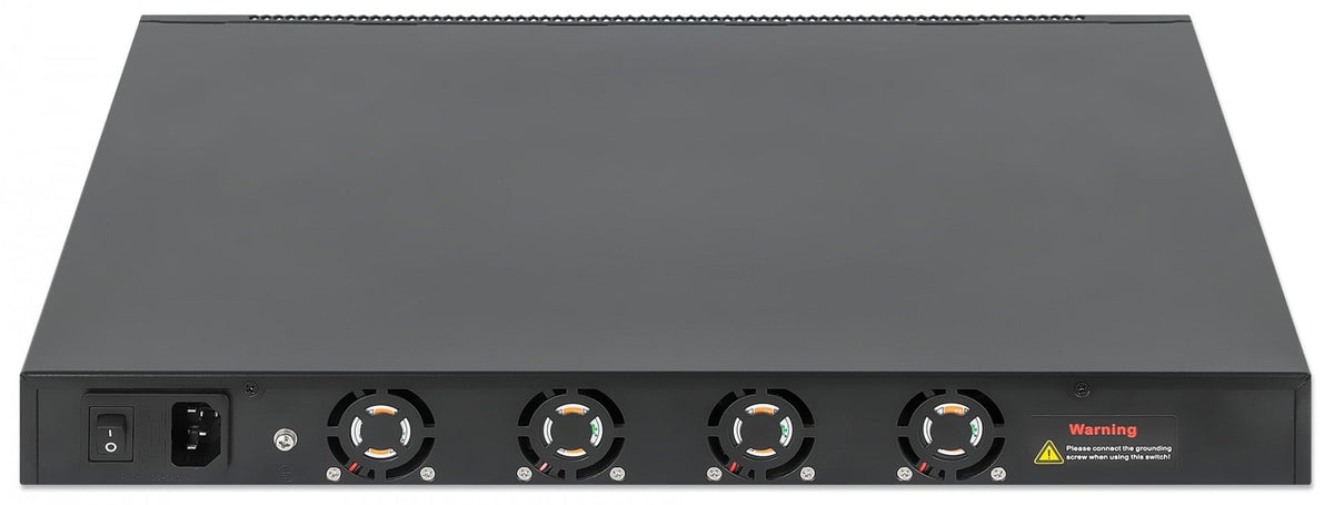 Intellinet 562041 commutateur réseau Géré Gigabit Ethernet (10/100/1000) Connexion Ethernet, supportant l'alimentation via ce port (PoE) Noir