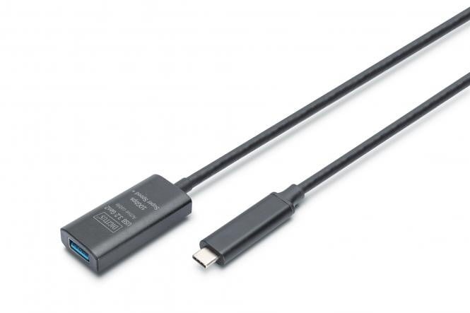 Câble d'extension actif, USB 3.2 Gen2, 10Gbps, USB-C - USB-A, 5m