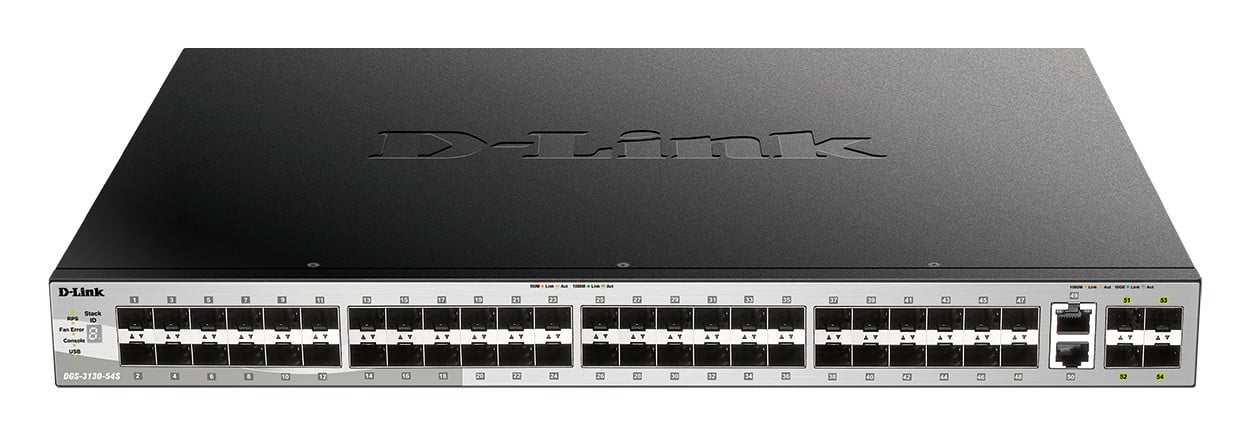 D-LINK 54-Port Layer 3 Fiber Gigabit Stack Switch