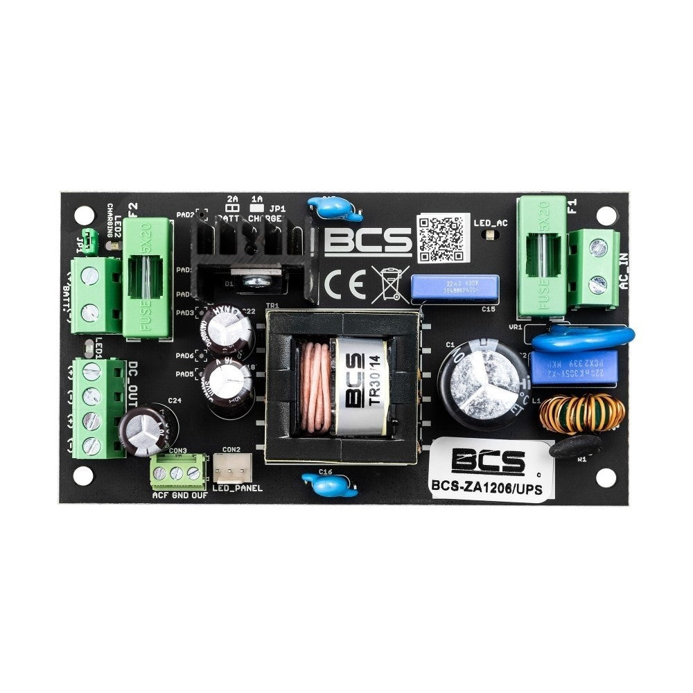 BCS BCS-ZA1206/UPS Alimentation 12V 6A pour batteries Gel et AGM