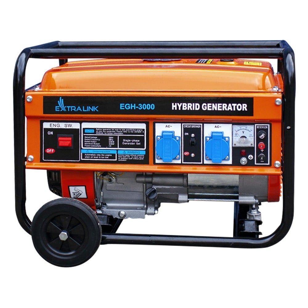 Extralink EX.30363 groupe électrogene 2800 W 15 L Essence Noir, Orange