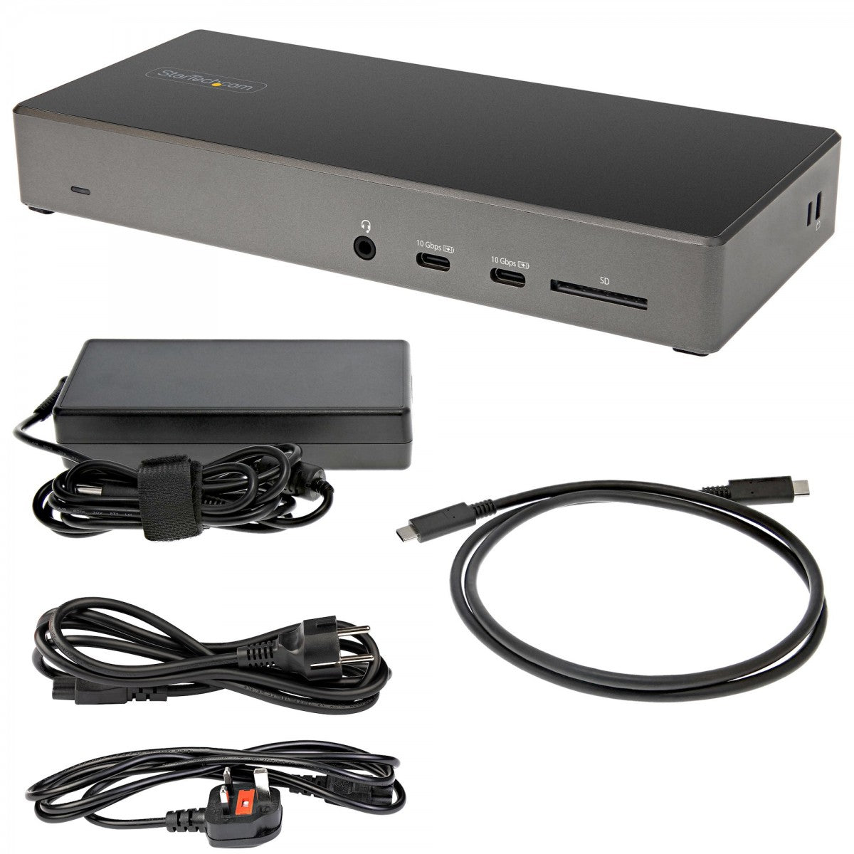 USB C Dock Triple 4K - 100W PD 6x USB