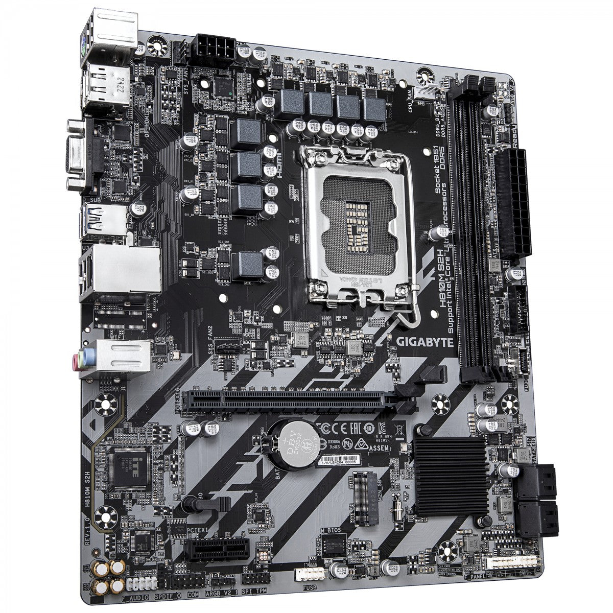 GIGABYTE H810M S2H carte mere Intel H810 LGA 1851 (Socket V1) micro ATX
