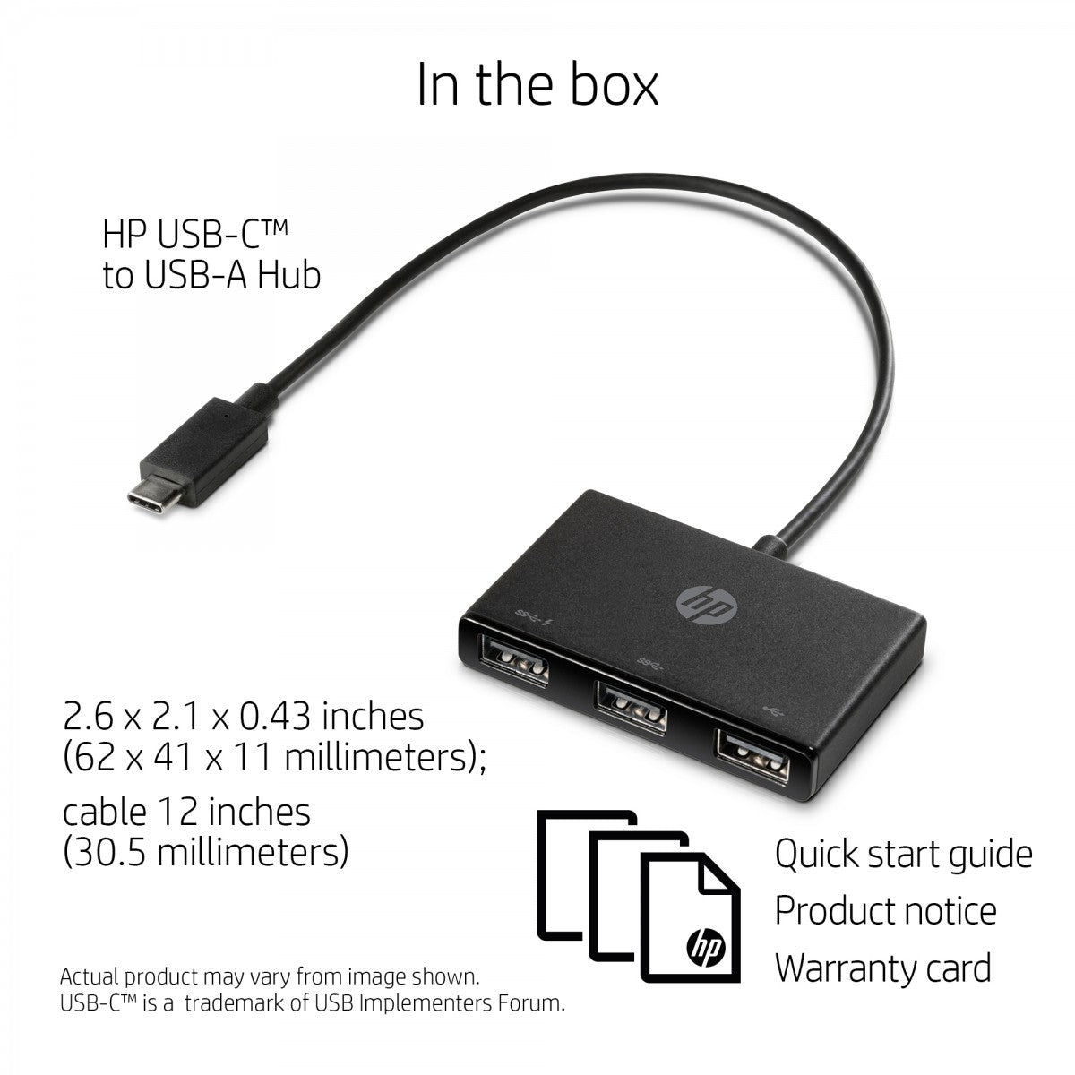 HP USB-C to USB-A Hub (SE)