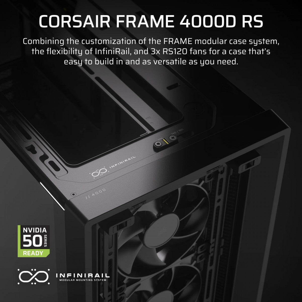 Corsair FRAME 4000D RS Midi Tower Noir