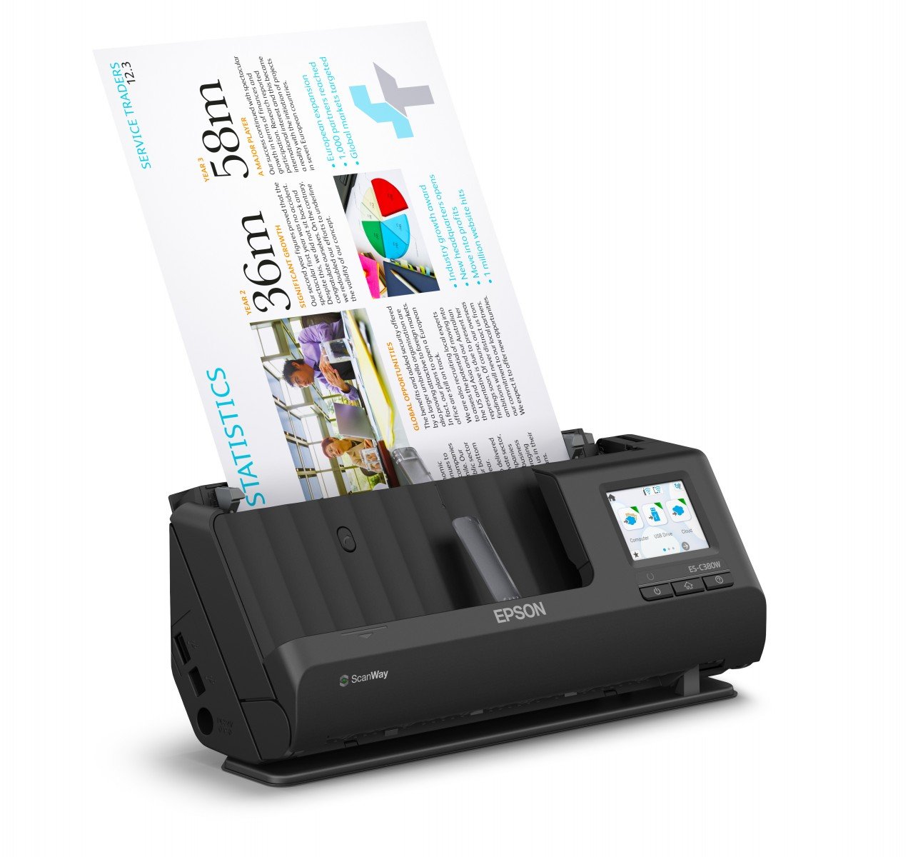 EPSON WorkForce ES-C380W Scanner 30ppm