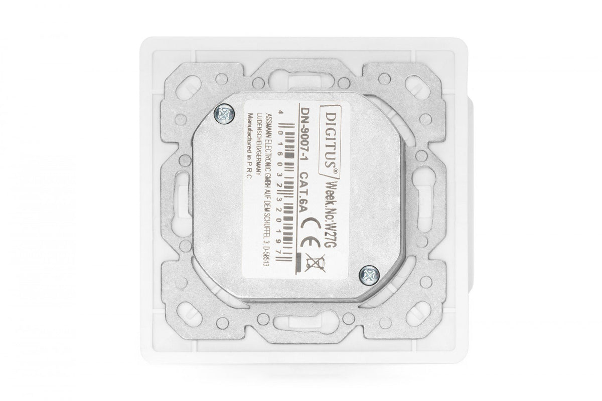 Digitus DN-9007-1 prise de courant 2 x RJ-45 Blanc