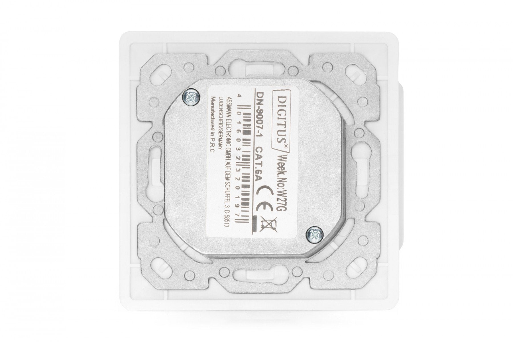 Digitus DN-9007-1 prise de courant 2 x RJ-45 Blanc
