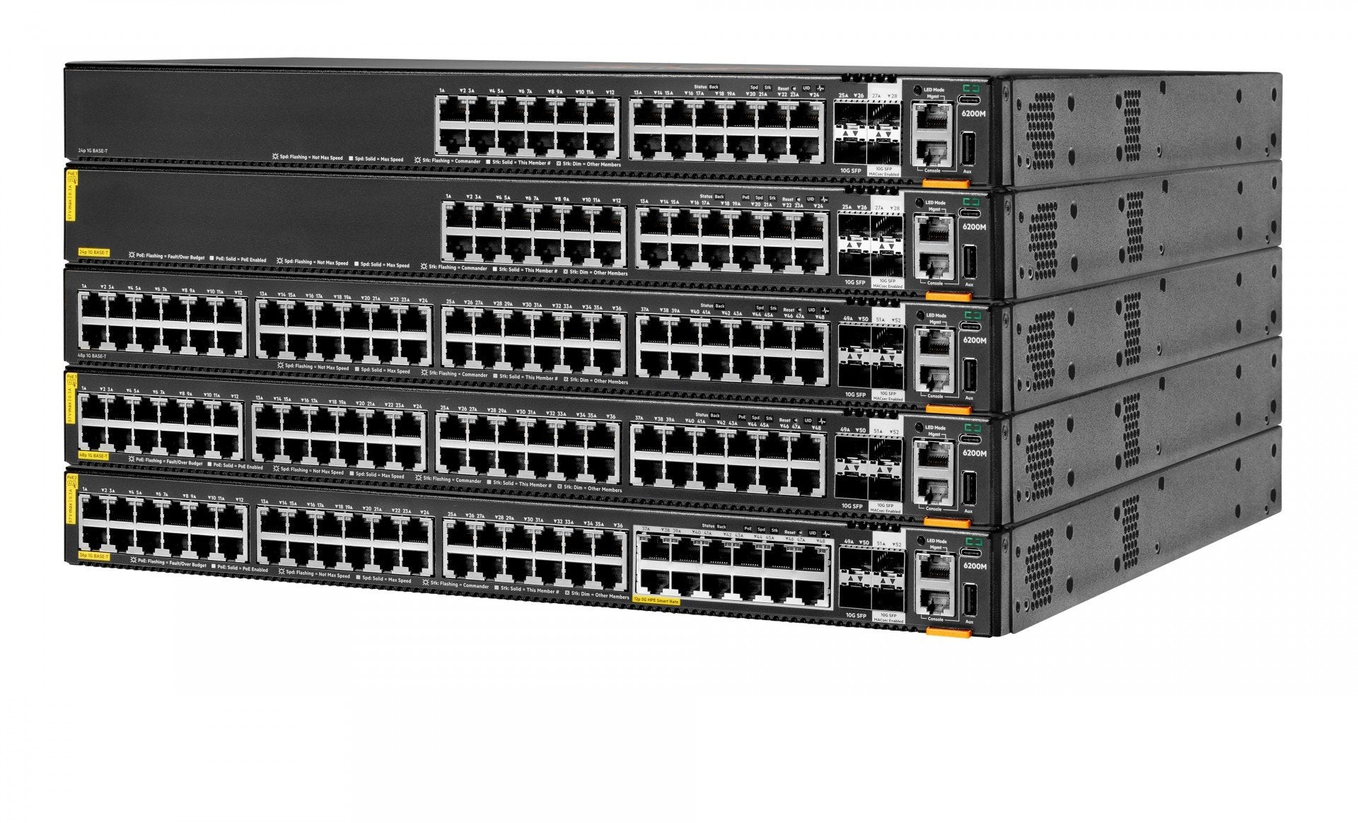 HPE Aruba 6200M 36G 12SR5 Class6 PoE 4SF