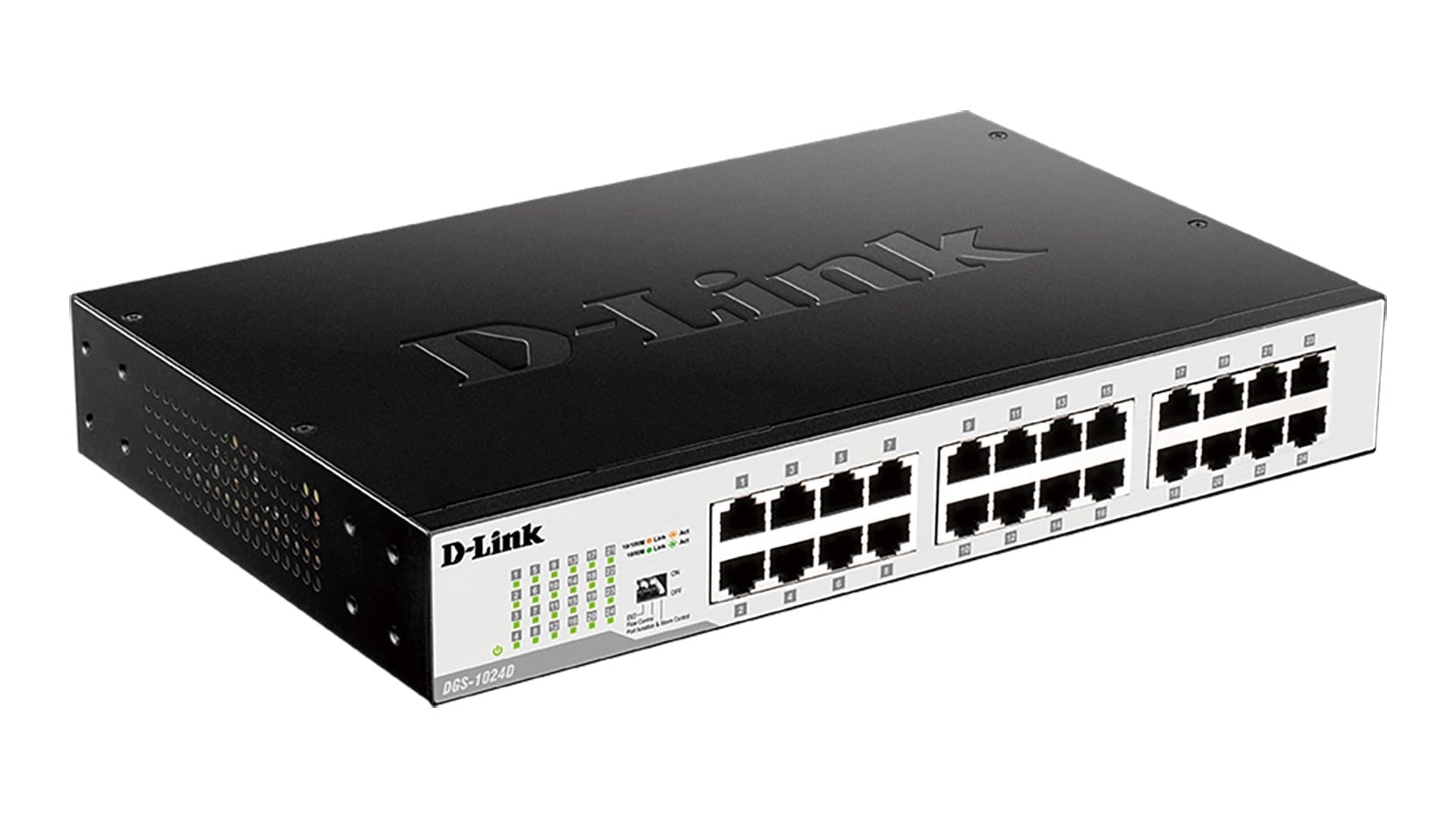 Switch/24xG+F+ENet RJ45 19"desktop Green