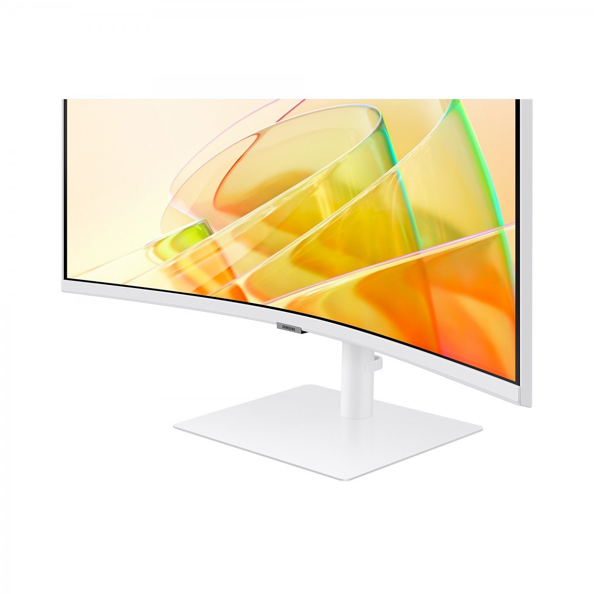 Samsung ViewFinity S65TC - Ecran incurvé -34''- 3440 x 1440 UWQHD- @ 100Hz - VA - HDR10-2x Thunderbolt 4 90W- DP- LAN- Blanc