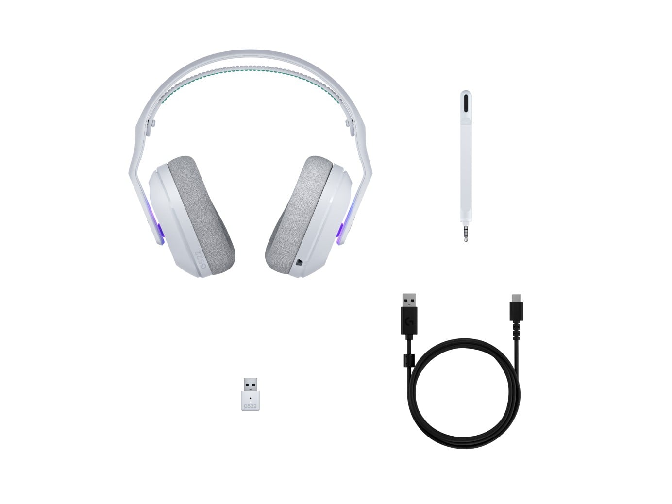 G522 LIGHTSPEED Headset - White