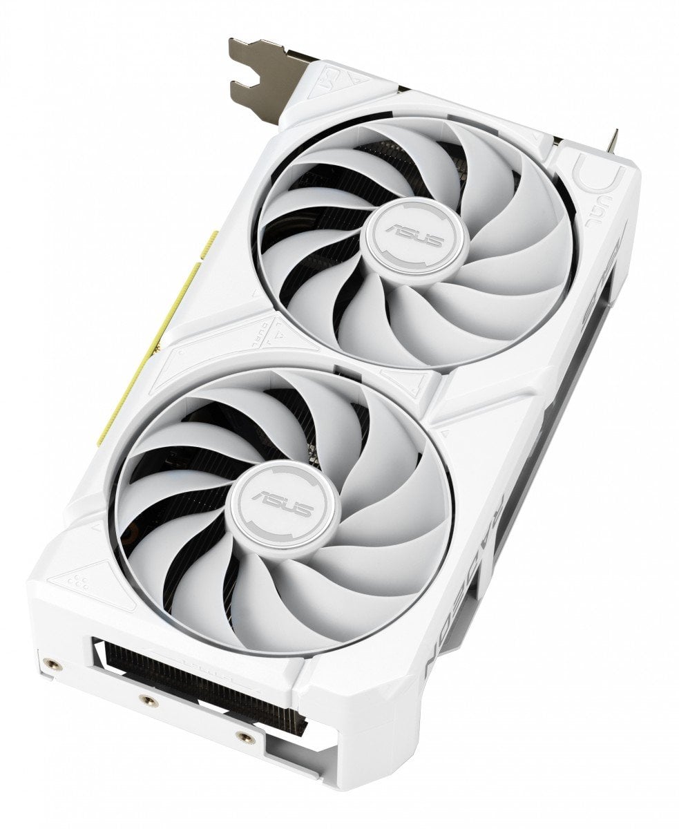 ASUS DUAL RX 9060 XT 16Go GDDR6 2xDP 1xHDMI WHITE