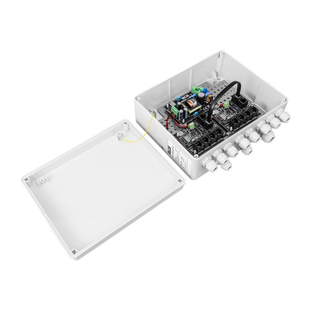BCS BCS-IP8/Z/E-S Ensemble d'alimentation PoE externe pour caméras IP