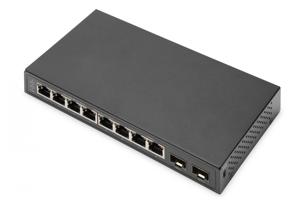 Digitus DN-80067 commutateur réseau Non-géré Gigabit Ethernet (10/100/1000) Noir