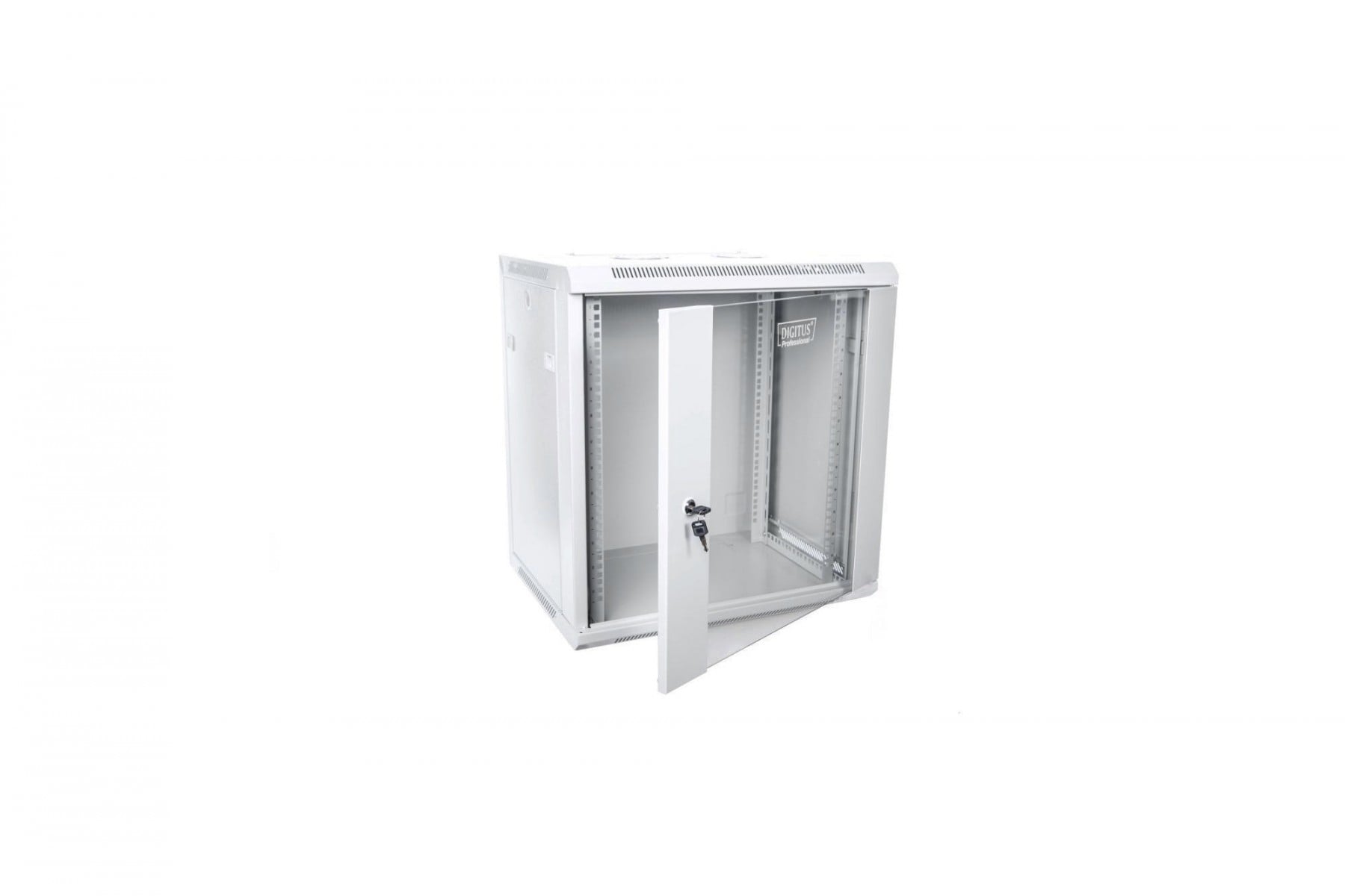 Digitus DN-W19 12U/450 étagere Rack monté sur le mur Gris