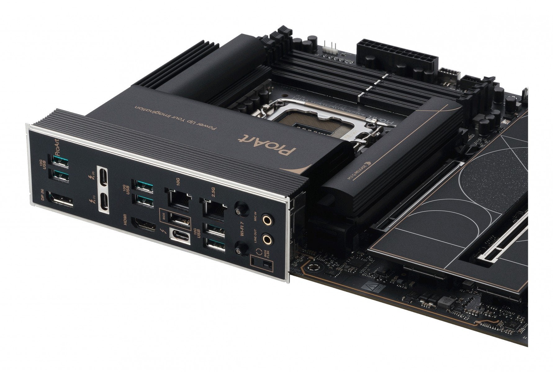ASUS PROART Z890-CREATOR WIFI LGA1851 4xDDR5 ATX MB 4xSATA 1xHDMI 2.1 3xThunderbolt 5xM.2
