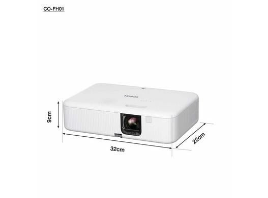 EPSON CO-FH01 Projecteur 3LCD  polyvalent - Full HD- 1080p -3000 lumens- HDMI 1.4, USB A et B- HP 5 Watts- Garantie 2 ans