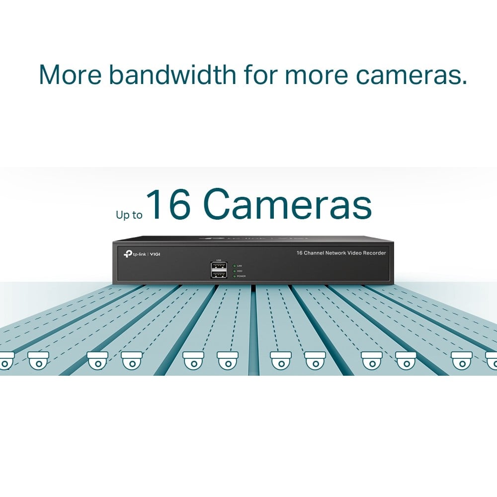 TP-LINK VIGI NVR1016H VIGI 16 Channel Network Video Recorder