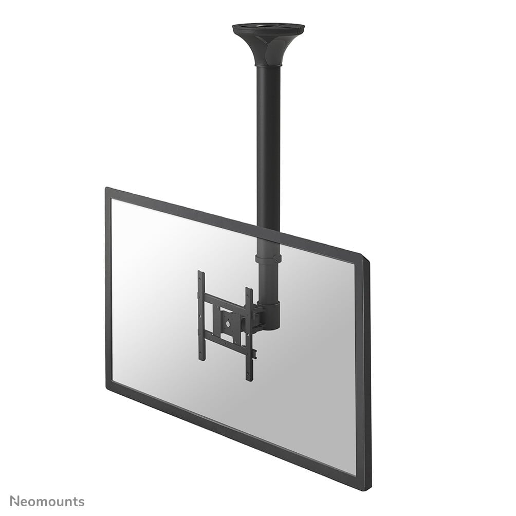 NEOMOUNTS FPMA-C200BLACK Support de plafond pour écran de 10-40p - h 64-104 cm