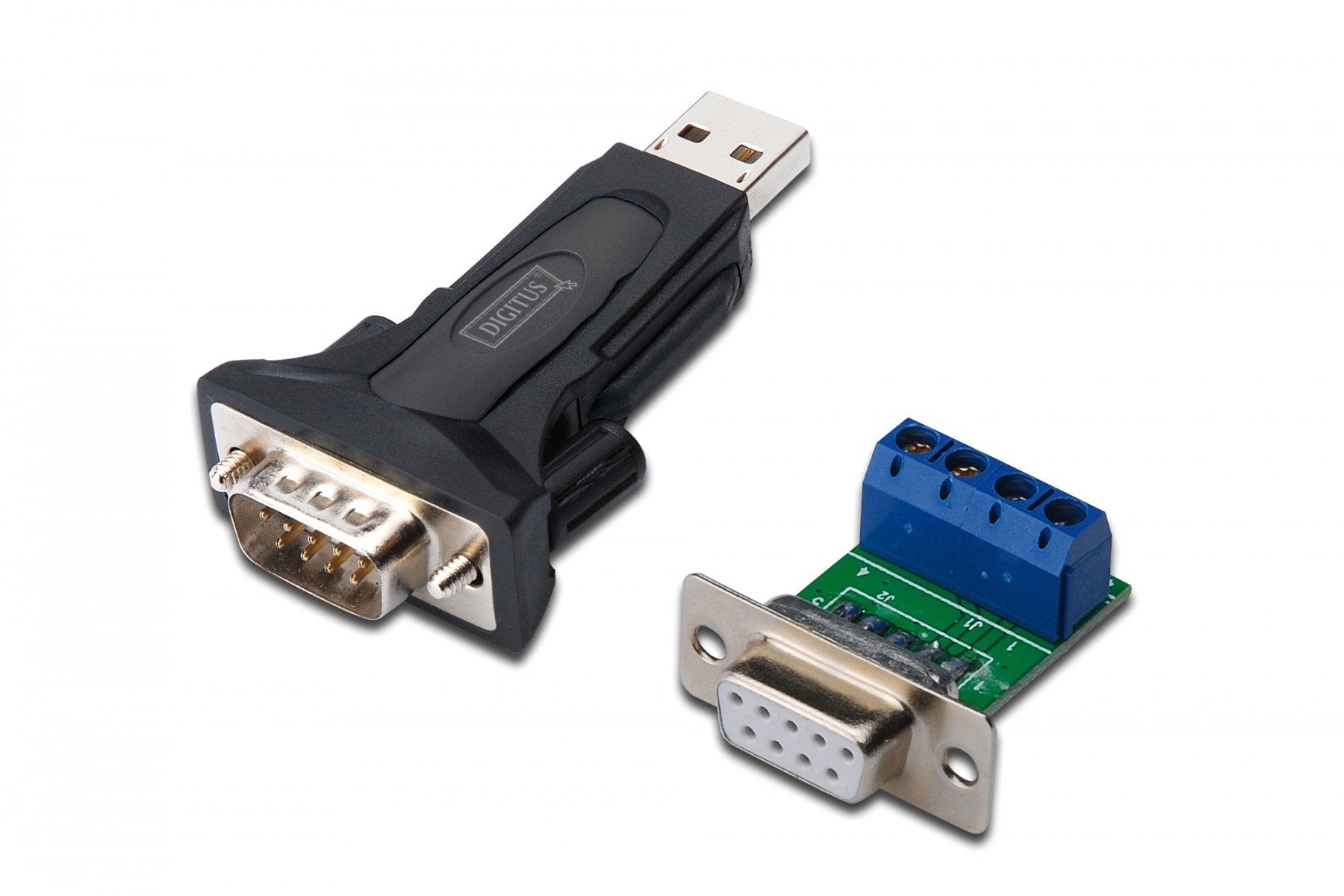 Digitus DA-70157 changeur de genre de câble USB 2.0 RS-485 Noir