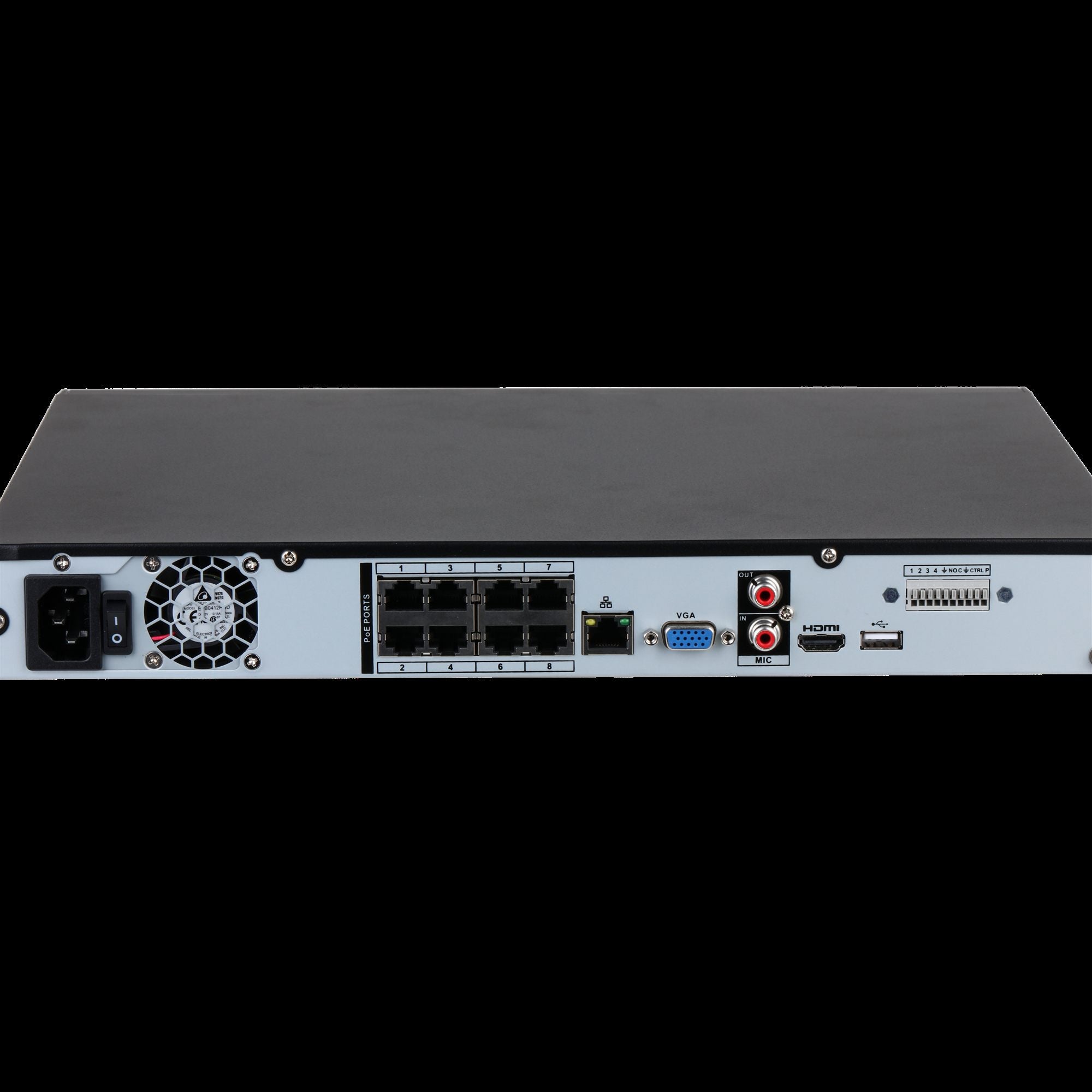 Dahua NVR4208-8P-4KS3 Enregistreur vidéo réseau 8CH 1U 8PoE 2HDDs Lite