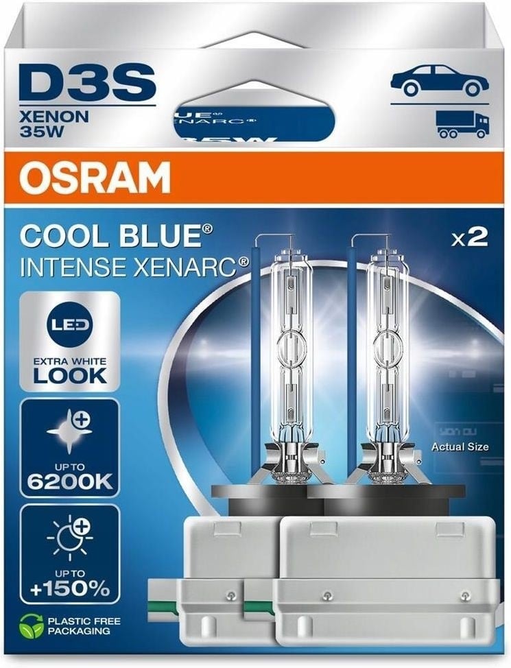 OSRAM XENARC COOL BLUE INTENSE NEXT GEN D3S 35 W, 2 pcs.