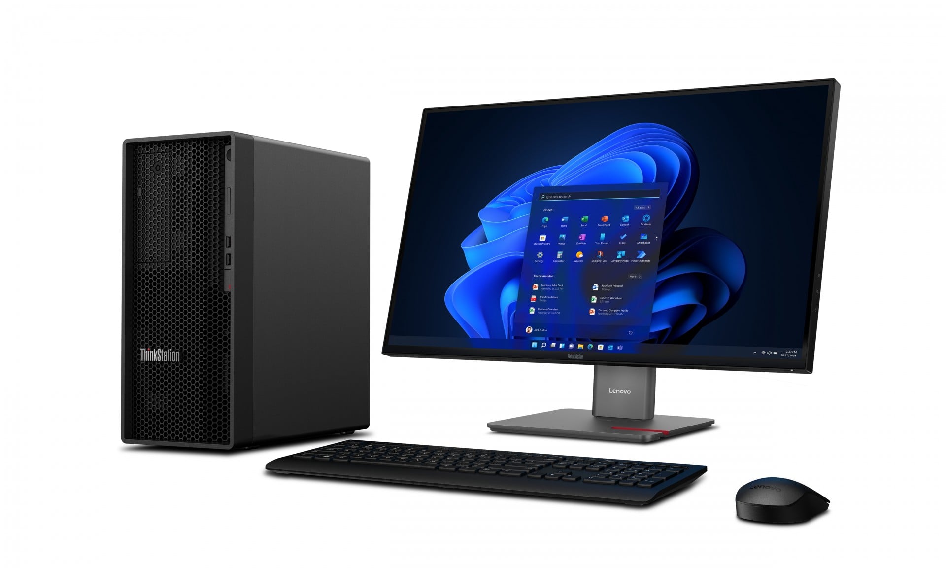 Lenovo ThinkStation P2 Tower Gen 2 Intel Core Ultra 9 285K 128 Go DDR5-SDRAM 1 To SSD NVIDIA GeForce RTX 5070 Windows 11 Pro Station de travail Noir