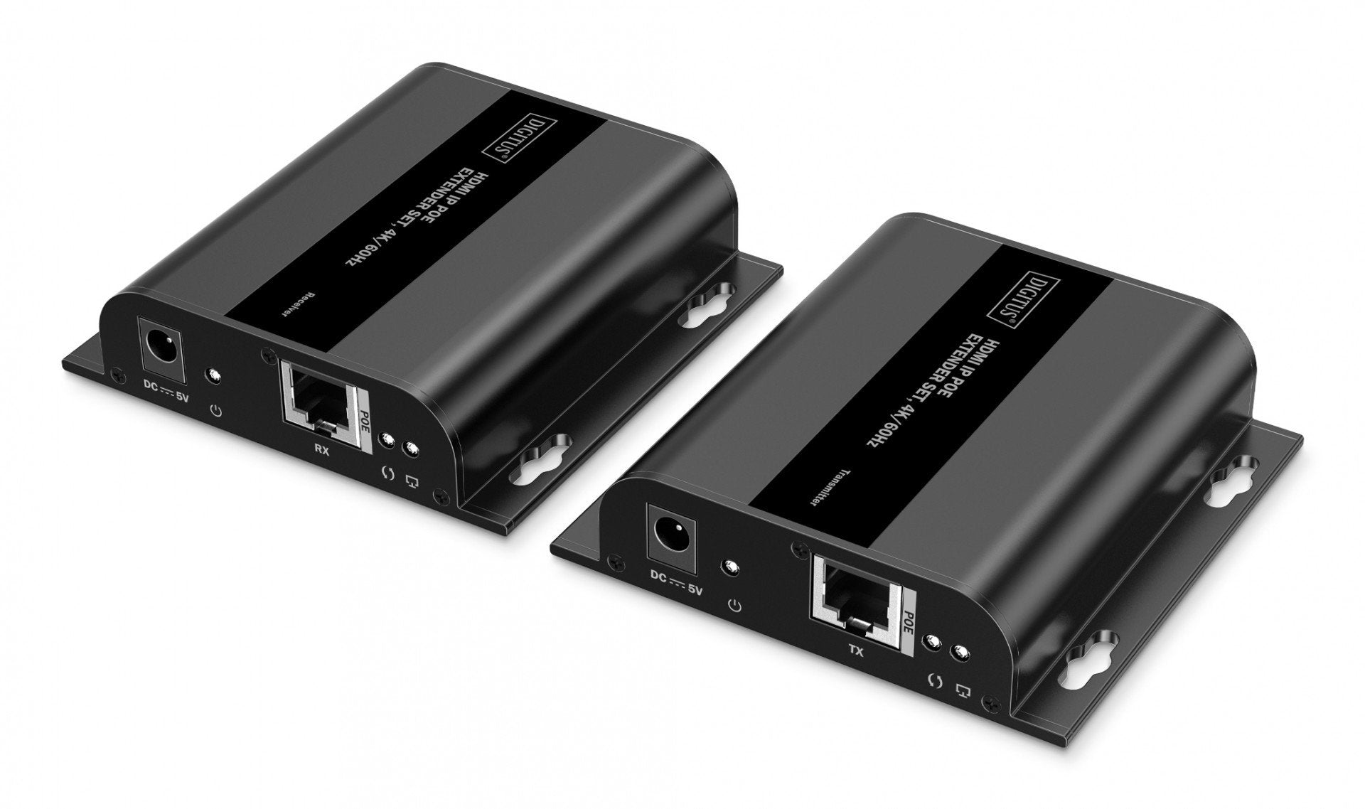 Extenseur HDMI Cat.6 sur IP 1G jusqu'a 120m/200m avec PoE, max. 253 récepteurs, contrôle IR - ensemble