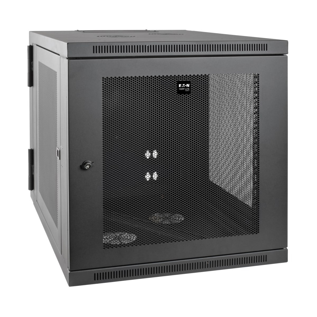 EATON TRIPPLITE 12U Wall Mount Rack Enclosure Server Cabinet Hinged 33 Extended Depth Rack cabinet wall mountable Black 12U 19