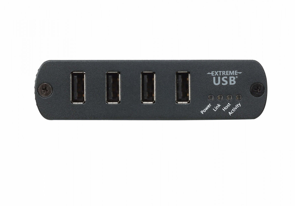 ATEN UEH4102 Extendeur USB 2.0 sur IP Hub métal 4 ports