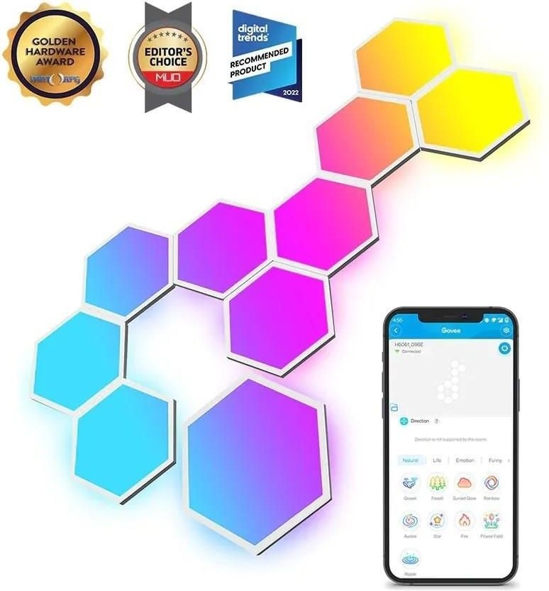 Govee H6061 Glide Hexa | Panneaux LED | RGBIC