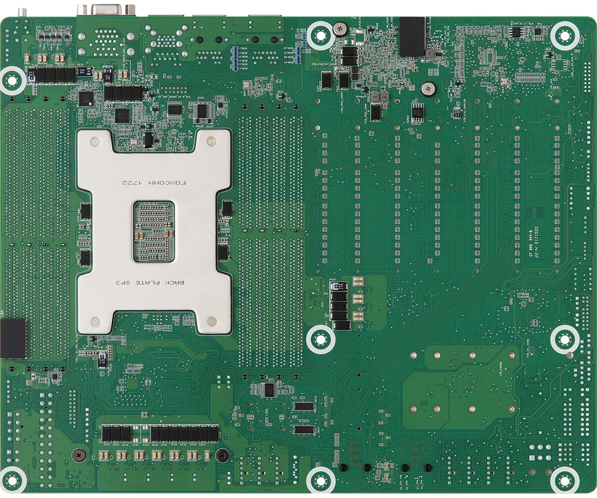 ASRock ROMED8-2T/BCM, 1xSKT SP3, AMD EPYC 7000, SoC, SATA, NVMe, 2xM.2, 2x10GbE Broadcom, IPMI