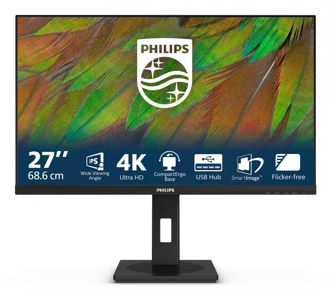 PHILIPS 27B1N3800/00 Ecran 27p UHD LED 16:9 IPS 60Hz 2xHDMI 2.0 DP 1.4
