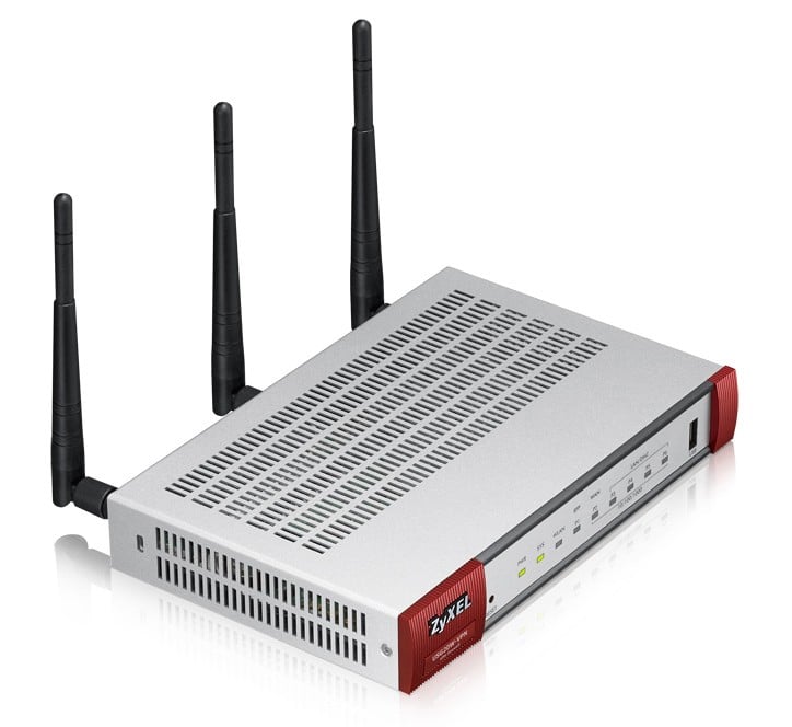 Zyxel USG20W-VPN-EU0101F routeur sans fil Gigabit Ethernet Bi-bande (2,4 GHz / 5 GHz) Gris, Rouge