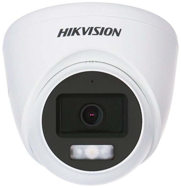 Hikvision DS-2CE78D0T-LFS(2.8mm) Caméra Turret Audio a Lumiere Hybride Intelligente 2MP Fixe