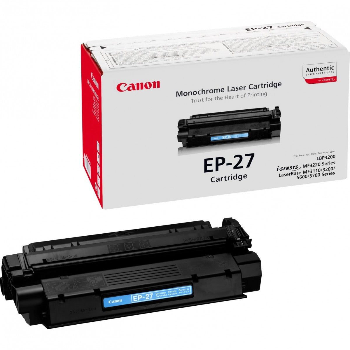 CANON EP-27 cartouche de toner noir haute capacité 2.500 pages pack de 1